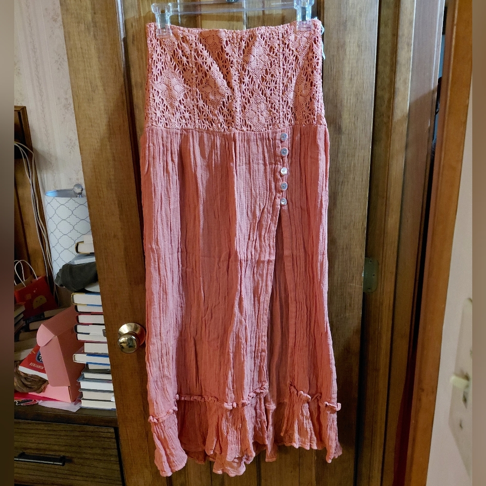 Jen's Pirate Booty Venus Maxi Skirt In Tango Orange - Picture 6 of 13